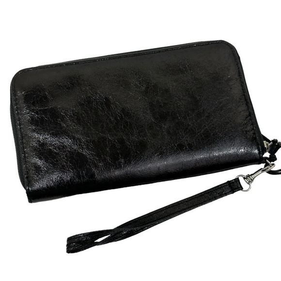 Nicole Miller New York Black Zip Around Wallet - Picture 4 of 7